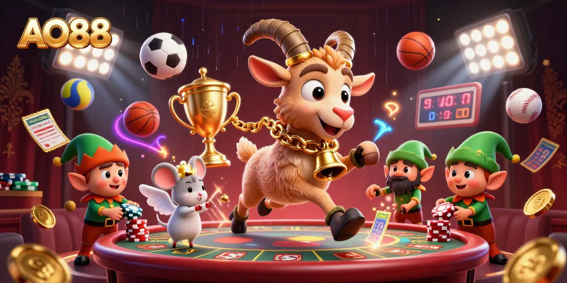 Experience thrilling gaming at AO88 with a festive Krampus casino featuring spirited characters and dynamic sports elements.