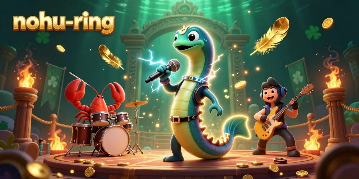 Experience the excitement of nohu-ring with vibrant underwater casino action featuring characters and dynamic gambling elements.