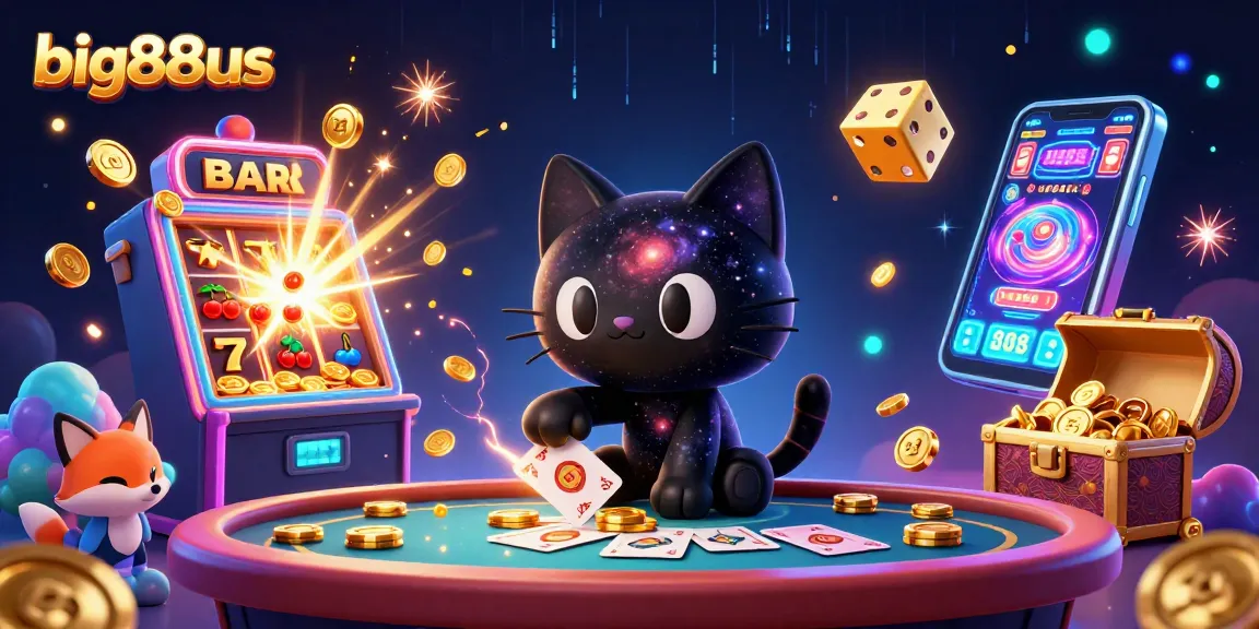 Experience thrilling gameplay at big88us with a cosmic casino theme featuring unique characters and vibrant elements.