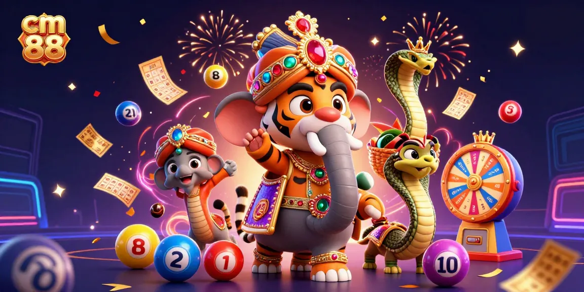 Spin colorful lottery balls and enjoy gaming excitement with cm 88's vibrant casino experience.
