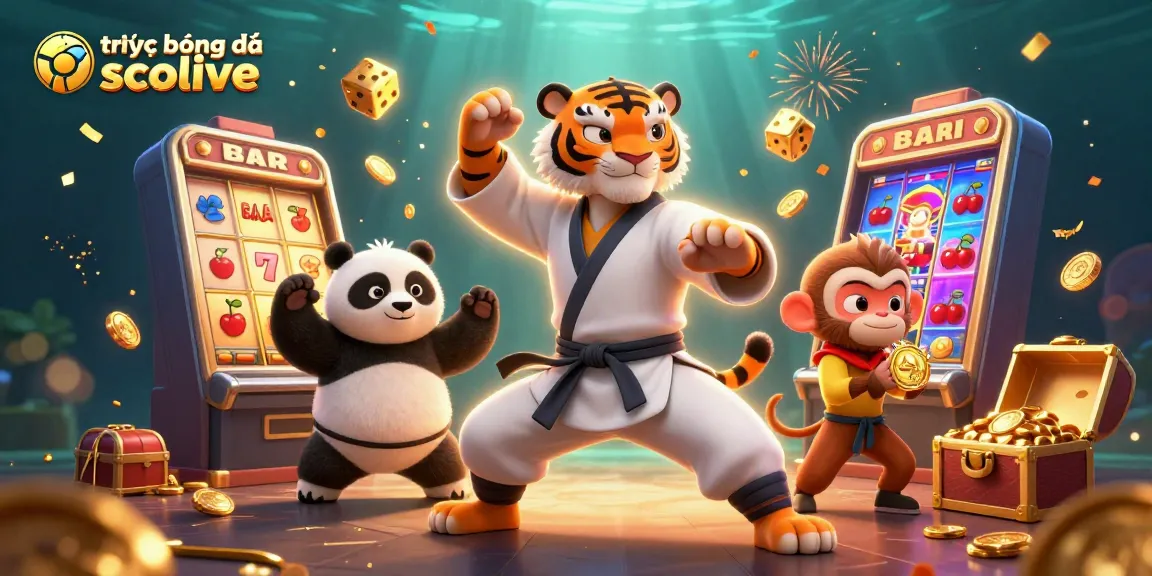 Experience trực tiếp bóng đá socolive with vibrant 3D illustrations and engaging gaming visuals.