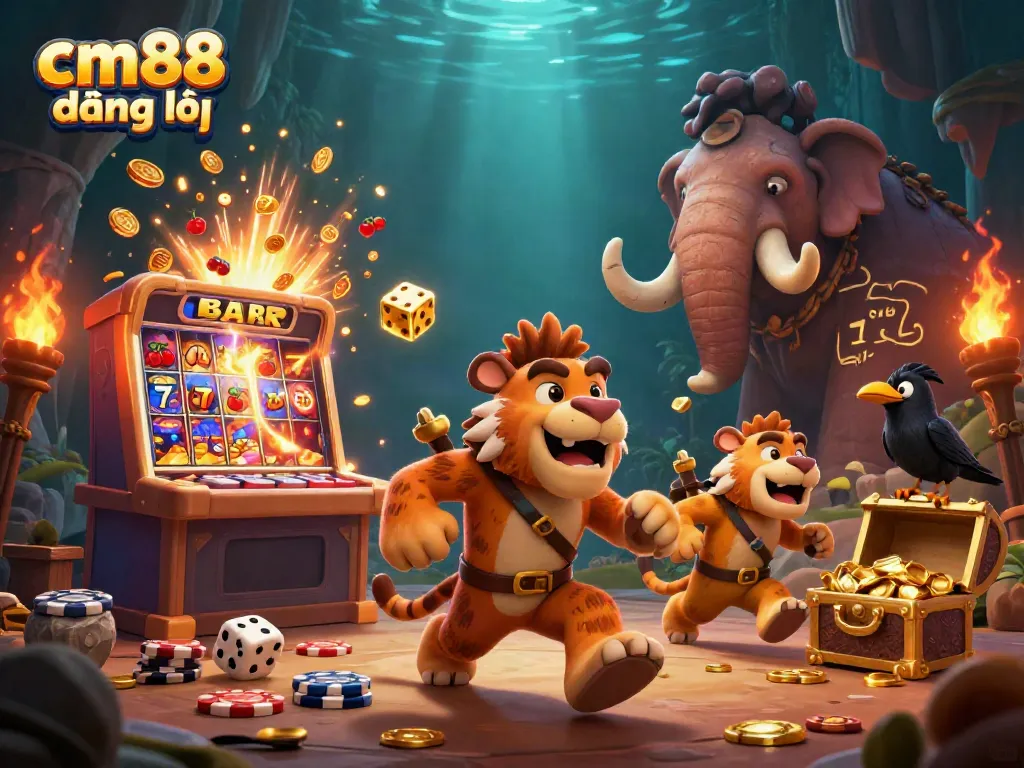 Experience winnings with cm88 đăng nhập at the vibrant prehistoric casino filled with treasures.