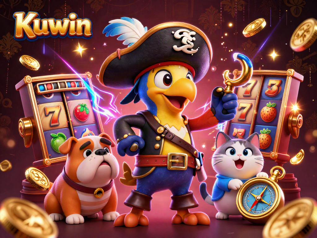 Kuwin's exciting online slots adventure featuring dynamic elements and engaging characters.