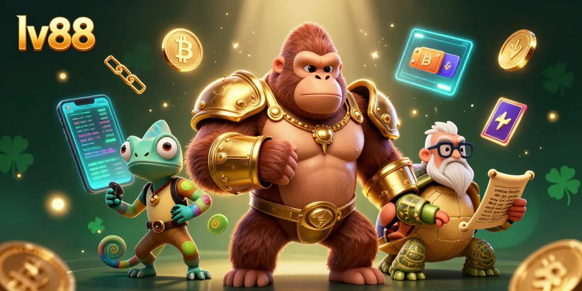 Engage in thrilling gameplay with lv88 featuring vibrant characters and dynamic casino elements.
