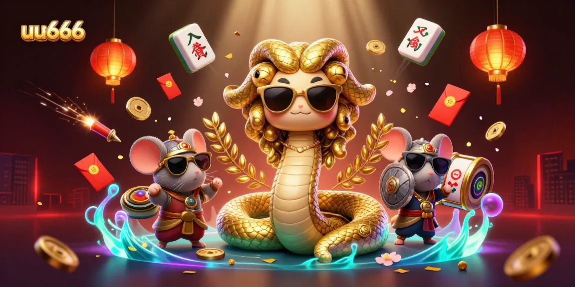 Engage with exciting slots and jackpot action at uu666 with a playful, dynamic casino illustration.